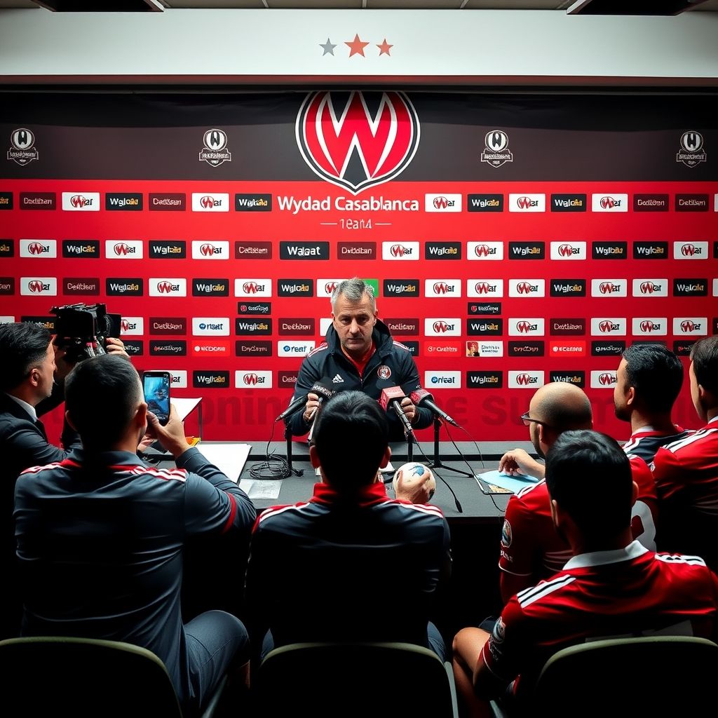 B体育app下载地址-摩洛哥瓦赫达赛前发布会：全队信心满满迎战鹿岛鹿角